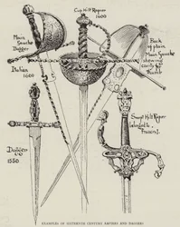 Examples of Sixteenth Century Rapiers and Daggers